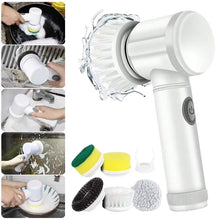 Load image into Gallery viewer, New Power Scrubber 5 Replaceable Brush Heads Electric Spin Scrubber Bathroom Cleaning Brush Power Scrubber Electric Brush Home